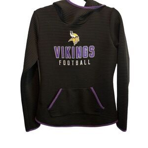 Minnesota Vikings Men's Fanatics‎ Fleece Pullover Hoodie Black/Purple M